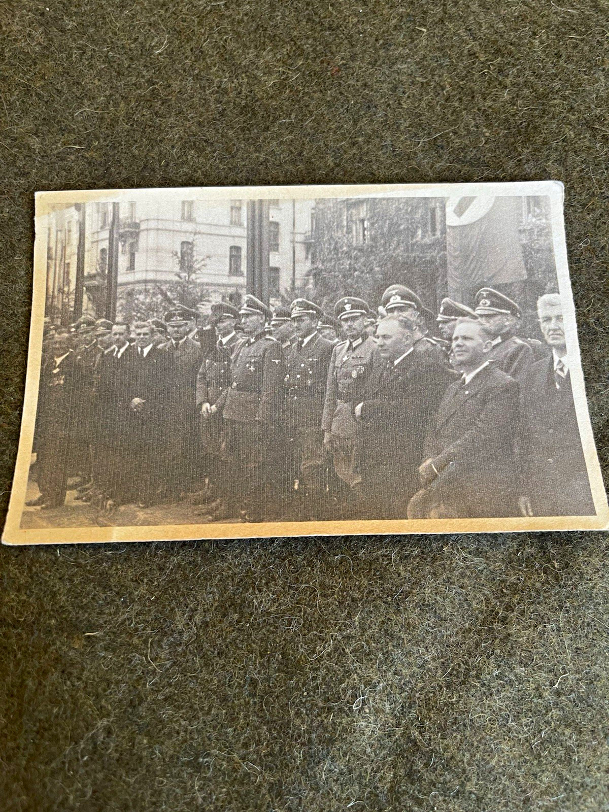 1943 WWII Military Group Real Photo Postcard RPPC Divided Back Unposted 1943 WWII Military Group Real Photo Postcard RPPC Divided Back Unposted