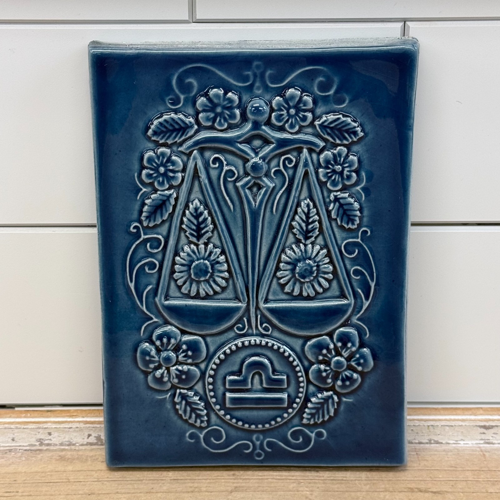 Jie Gantofta Libra Zodiac 789/3 Wall Plaque Sweden Vintage 1970s Jie Gantofta Libra Zodiac 789/3 Wall Plaque Sweden Vintage 1970s