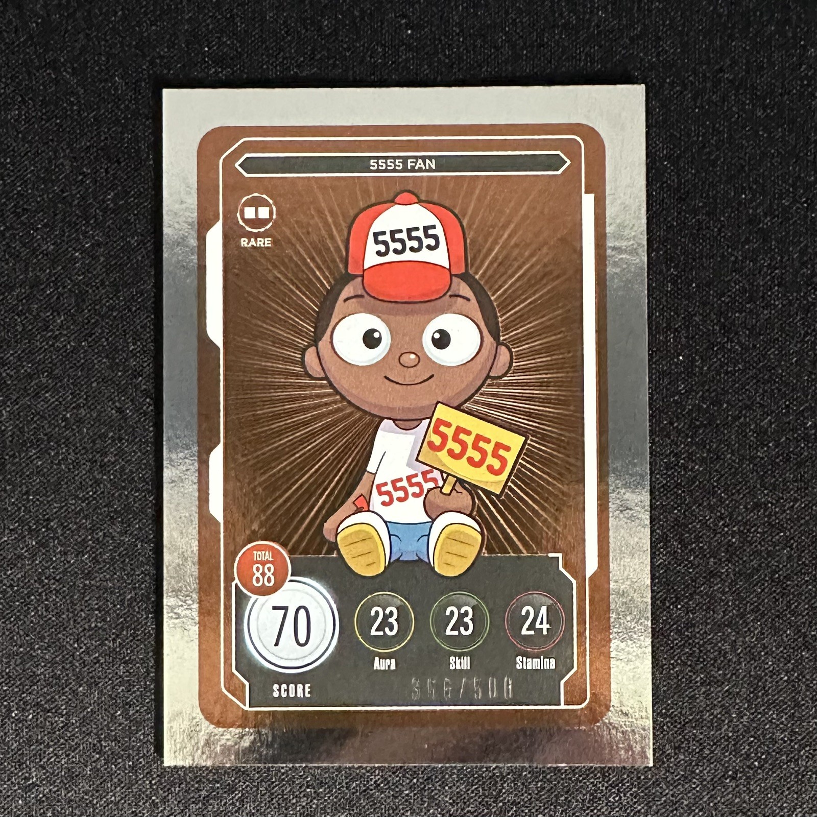 Veefriends Series 2 Compete and Collect 5555 Fan *Rare* - /500