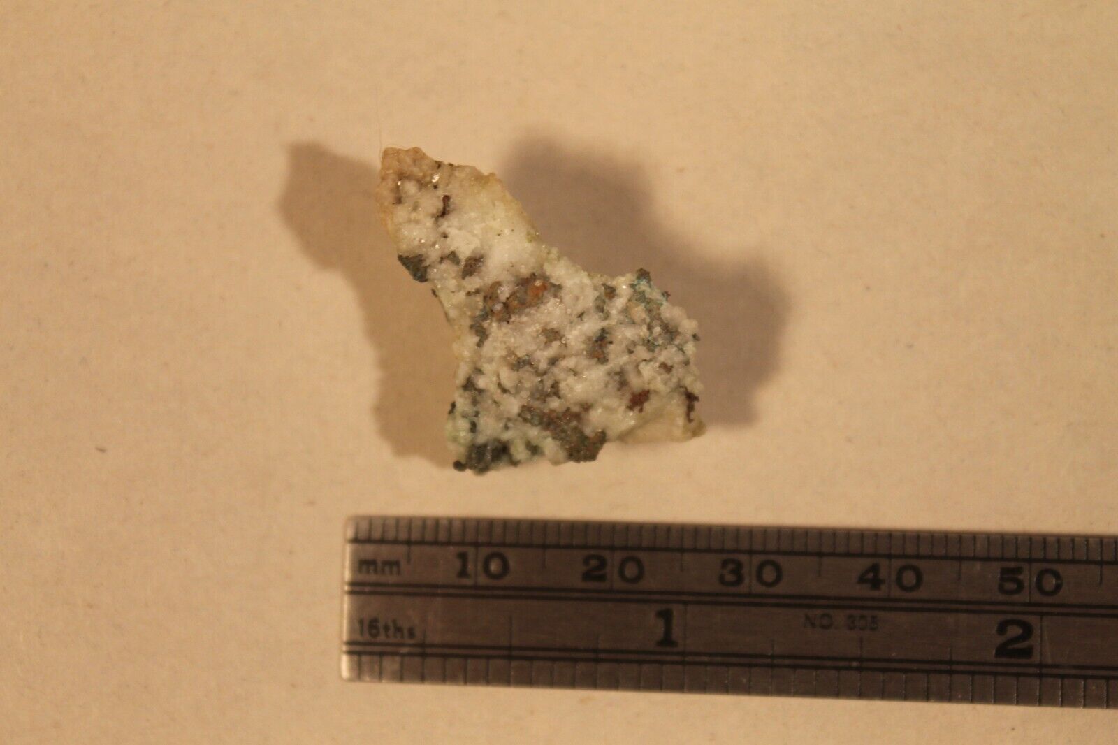 Native Silver in Quartzite - Storey County, Nevada