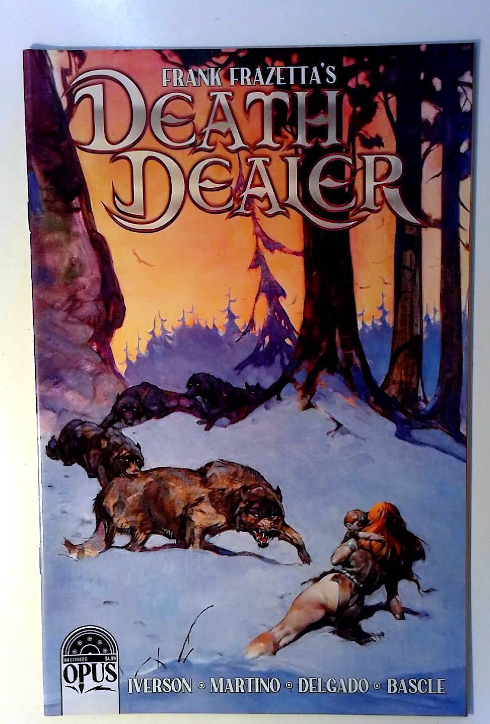 Frank Frazetta\'s Death Dealer #4b Opus (2022) Variant 1st Print Comic Book