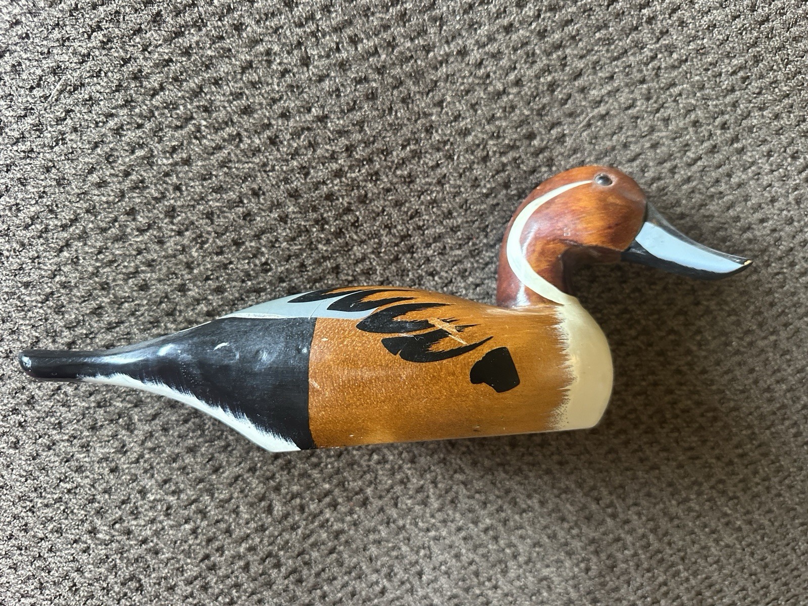 Vintage Wooden Duck Decoy Hand Painted Made in Taiwan 11” Rustic Cabin Decor Vintage Wooden Duck Decoy Hand Painted Made in Taiwan 11” Rustic Cabin Decor