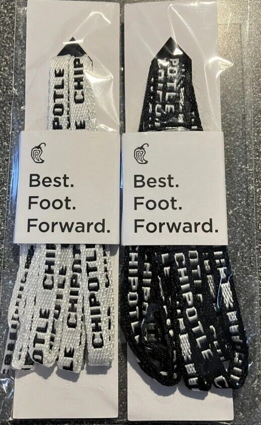 Chipotle Shoe Laces 2022 SOLD OUT- FAST SHIPPING