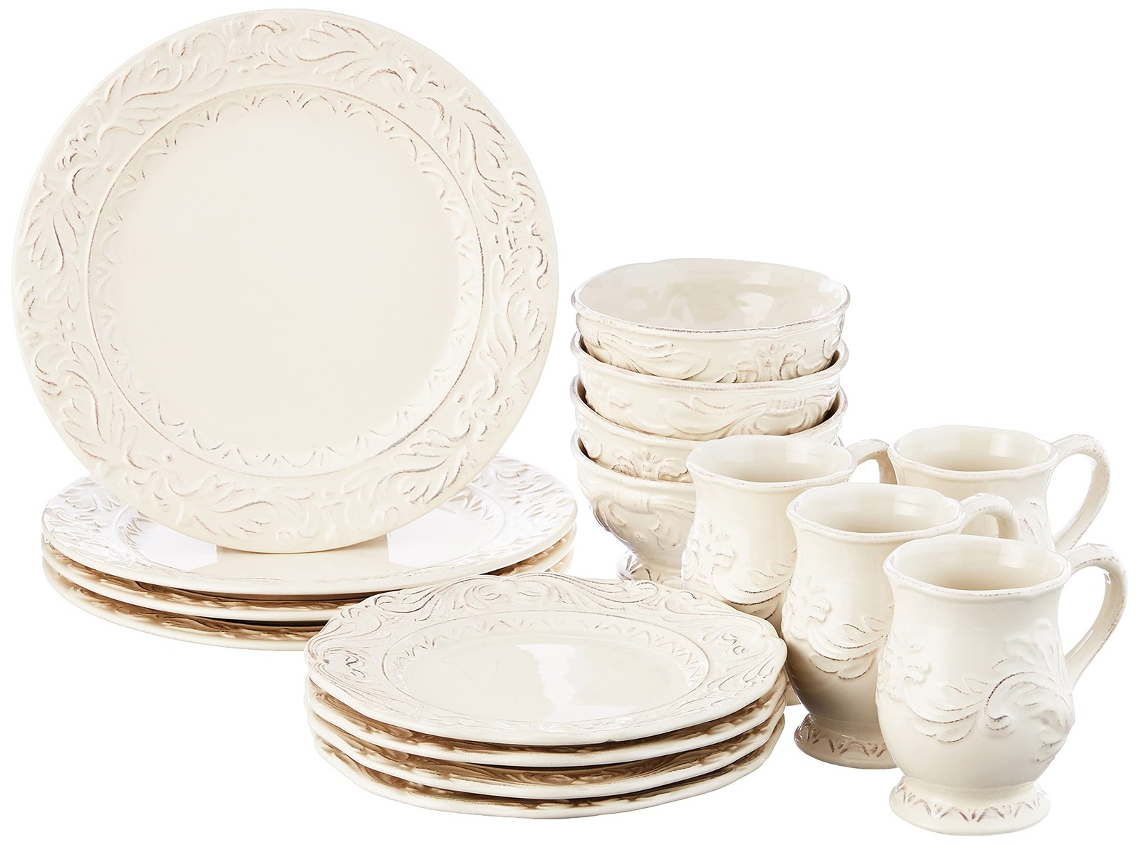 Certified International Firenze 16-Piece Dinnerware Set Service for 4 Multicolor Certified International Firenze 16-Piece Dinnerware Set Service for 4 Multicolor