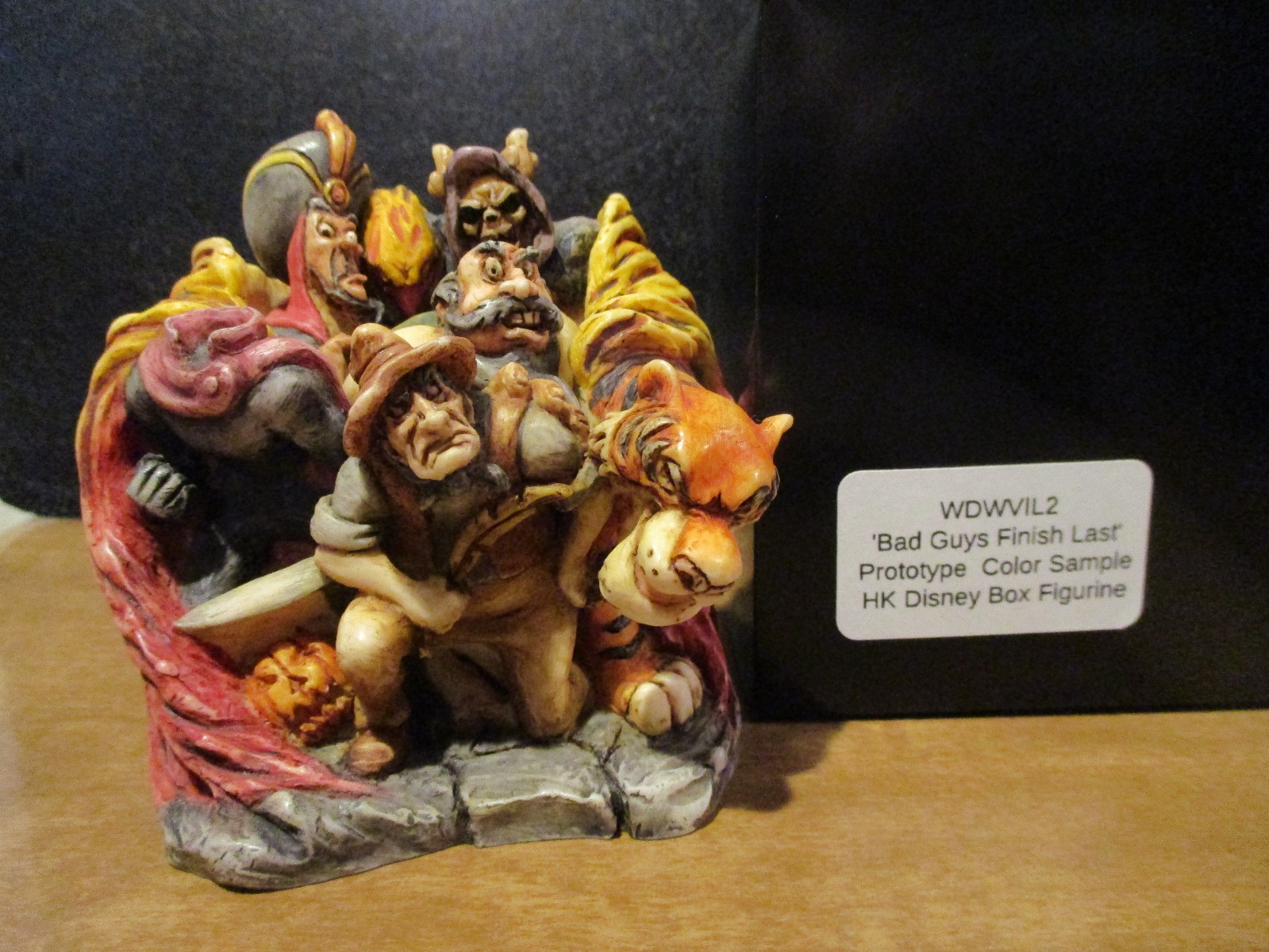 Prototype Counter Sample Disney Harmony Kingdom Bad Guys Finish Last RARE Prototype Counter Sample Disney Harmony Kingdom Bad Guys Finish Last RARE