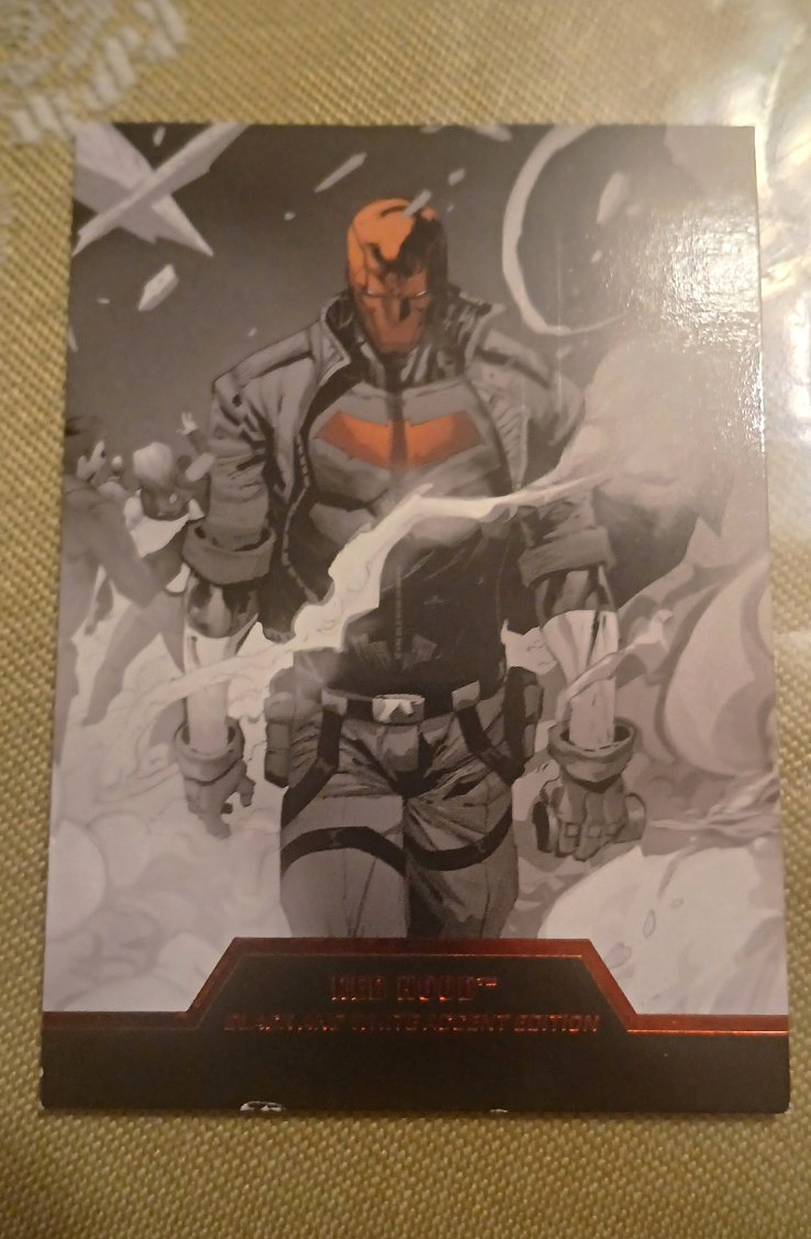 McFarlane Toys Red Hood Black & White Accent Ed Signed COA #2027/7400 McFarlane Toys Red Hood Black & White Accent Ed Signed COA #2027/7400