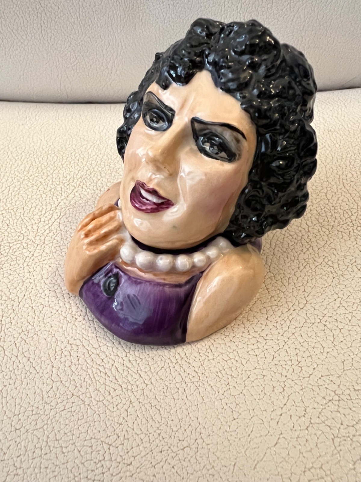 Kevin Francis Face Pot- Tim Curry "I'm just a sweet Transvestite" Kevin Francis Face Pot- Tim Curry "I'm just a sweet Transvestite"