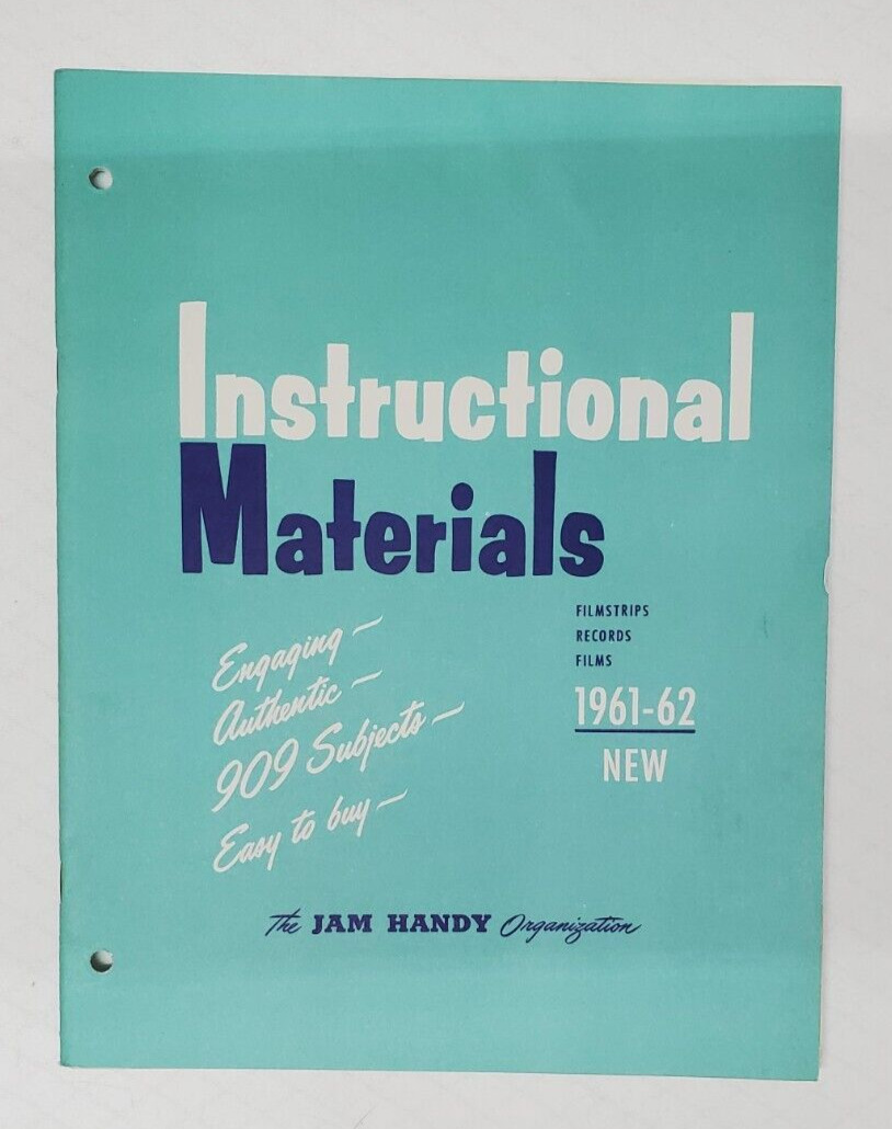 Catalog of Teaching Filmstrips Records Films 1961-62 The JAM Handy Organization
