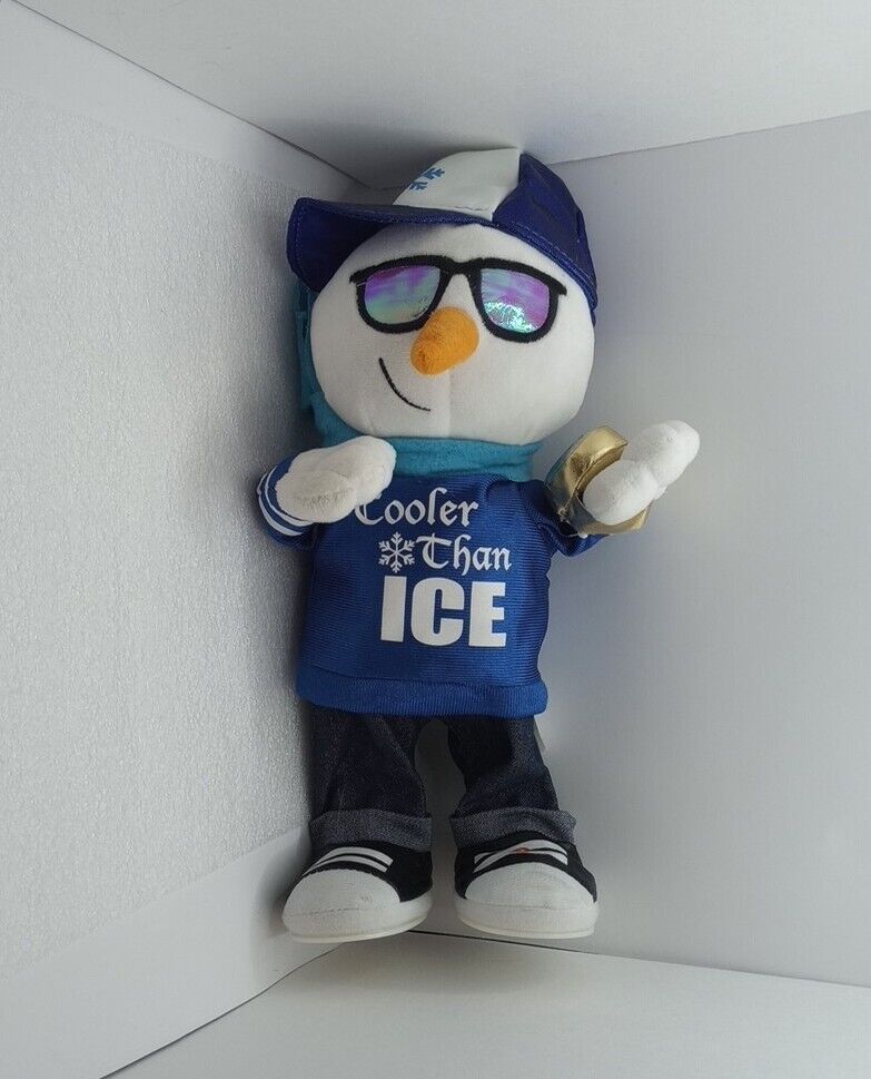 Rapping Dancing Singing Cooler Than Ice Rapper 14” Rollie Snowman Plush ~Working