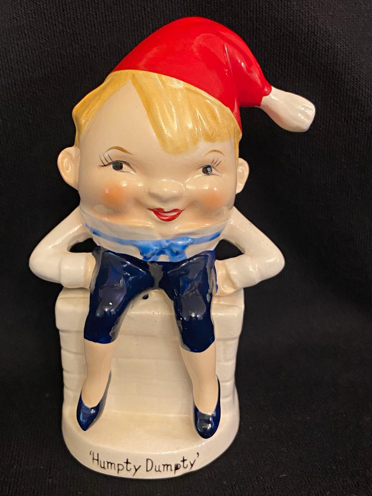 Vintage 4.5" Enesco Japan Ceramic Humpty Dumpty Figurine - Mid-Century Vintage 4.5" Enesco Japan Ceramic Humpty Dumpty Figurine - Mid-Century