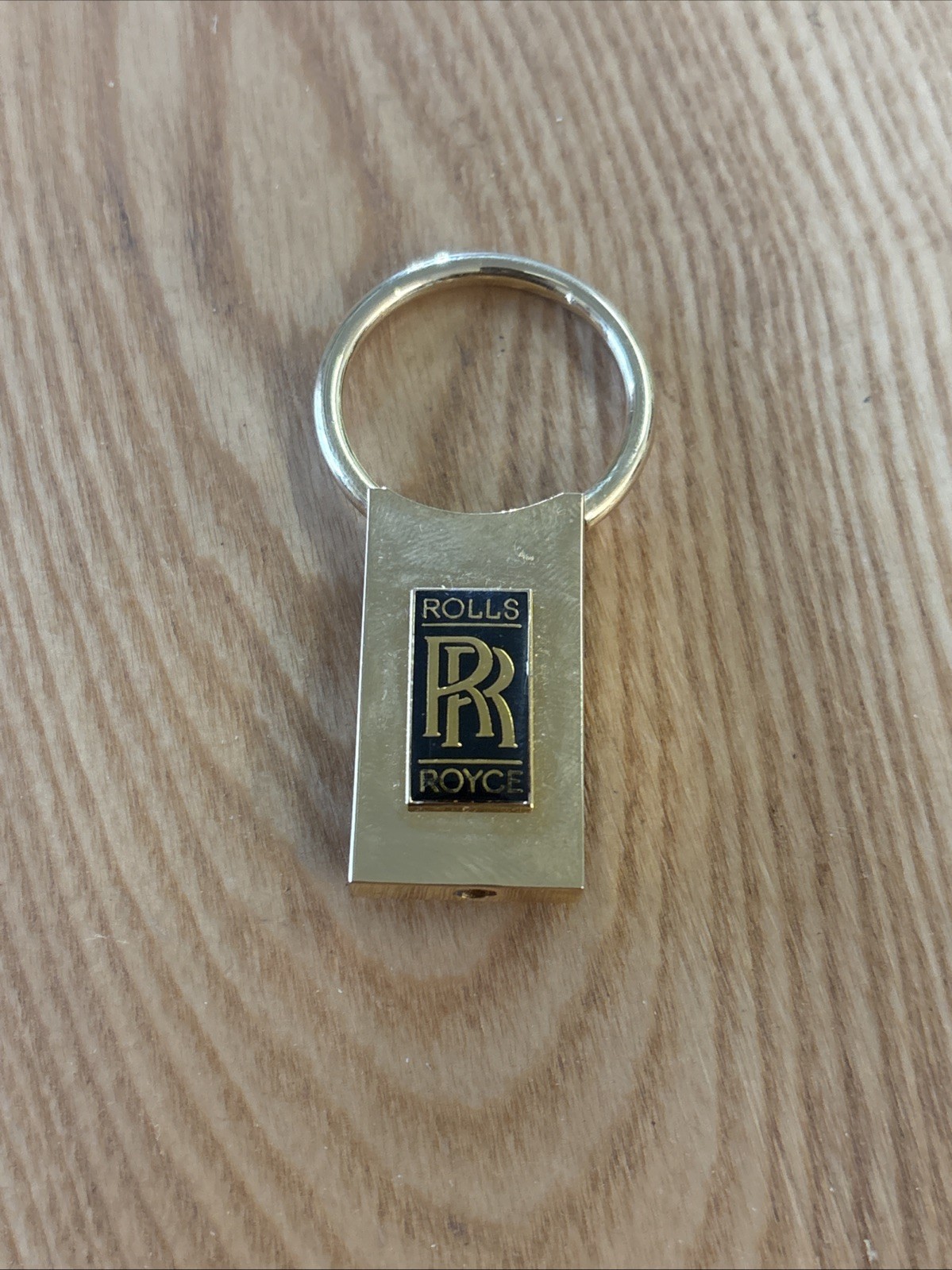 VINTAGE ROLLS ROYCE BRASS METAL KEYCHAIN KEY RING Grey Poupon π₯π₯π₯ VINTAGE ROLLS ROYCE BRASS METAL KEYCHAIN KEY RING Grey Poupon π₯π₯π₯