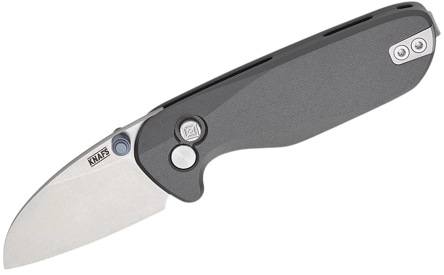 Knafs Knifecenter Exclusive O.C.T. KNAFS-00624 - Gray Ano Alum - Stonewash S35VN Knafs Knifecenter Exclusive O.C.T. KNAFS-00624 - Gray Ano Alum - Stonewash S35VN