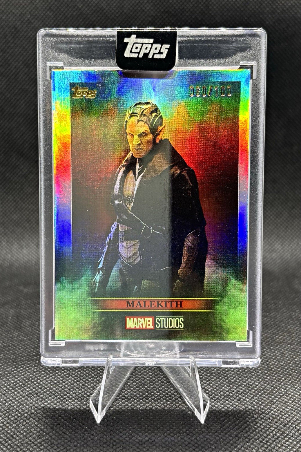 Topps Marvel Studios 2025 Malekith Thor The Dark World V-05 Serial #081/100 Topps Marvel Studios 2025 Malekith Thor The Dark World V-05 Serial #081/100