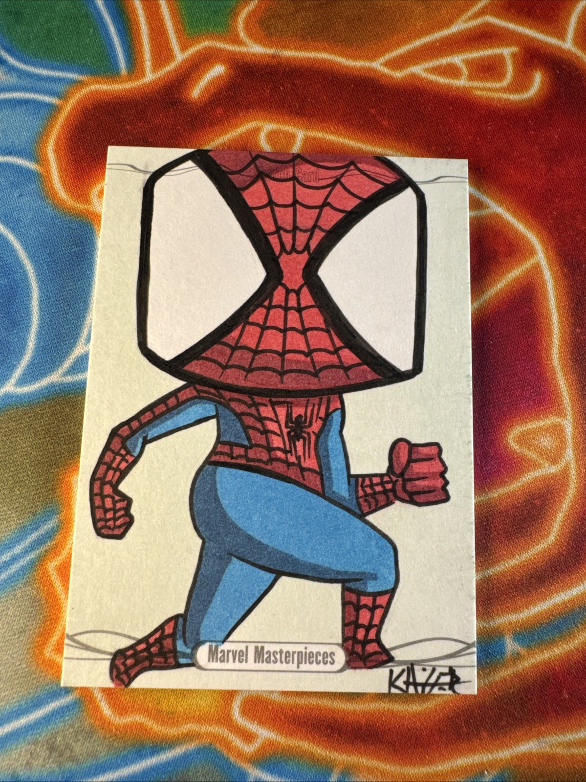 π₯πΈοΈ2014 Marvel Masterpieces Spider-Man 1/1 Sketch Card Autographed 1 Of 1π₯πΈοΈ π₯πΈοΈ2014 Marvel Masterpieces Spider-Man 1/1 Sketch Card Autographed 1 Of 1π₯πΈοΈ