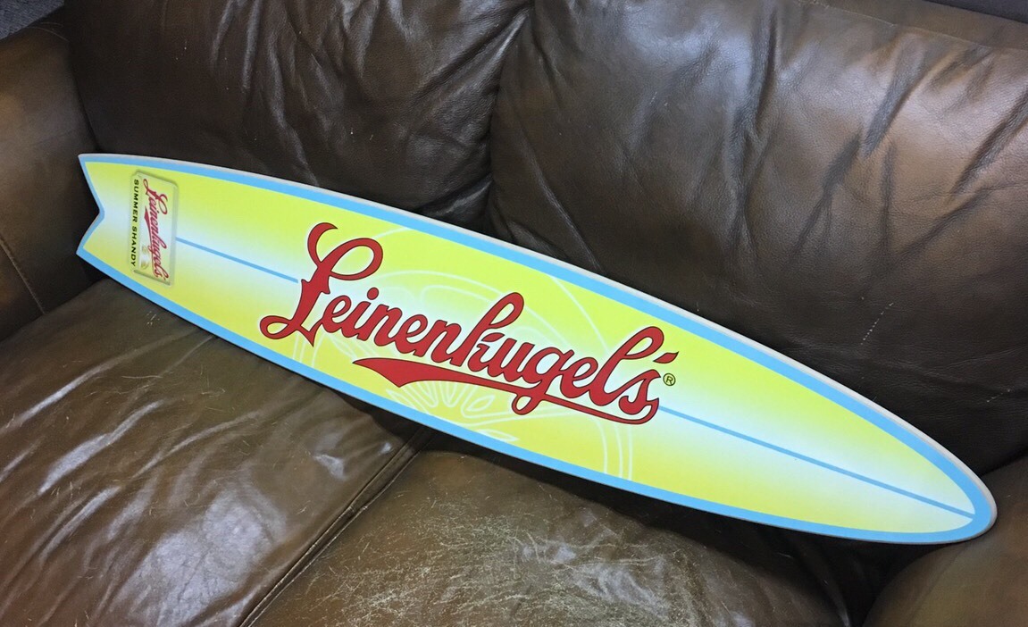 Leinenkugel Summer Shandy Fishtail Surfboard Leinenkugel Summer Shandy Fishtail Surfboard