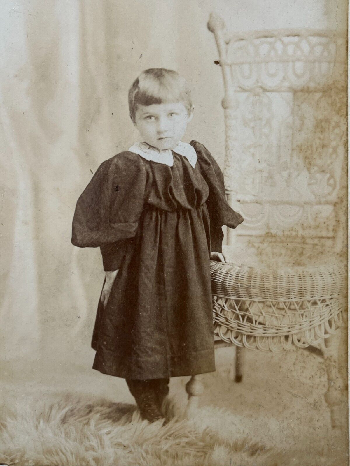 Asbury Park New Jersey Cabinet Photo ID\'d JOAN STOUT DANGLER Pretty Girl 1893