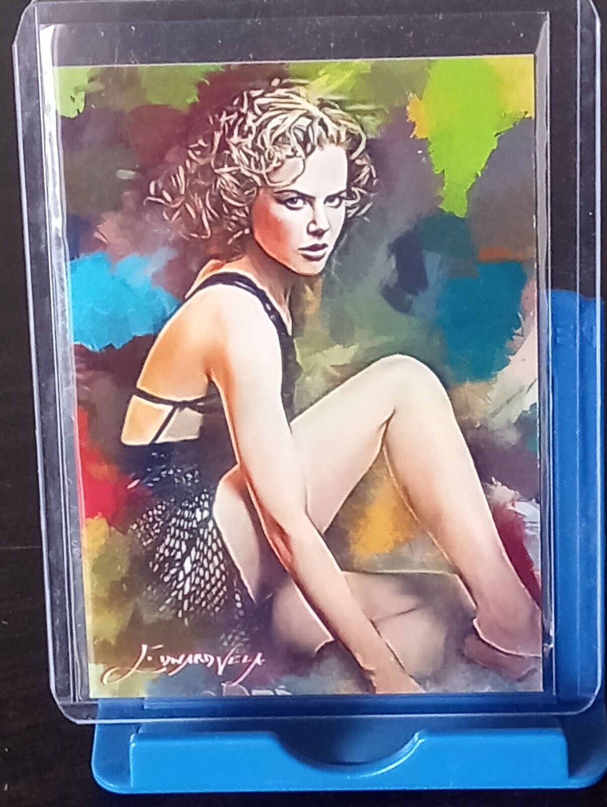AP6 - Nicole Kidman #1 ACEO Art Card Signed by Artist 50/50