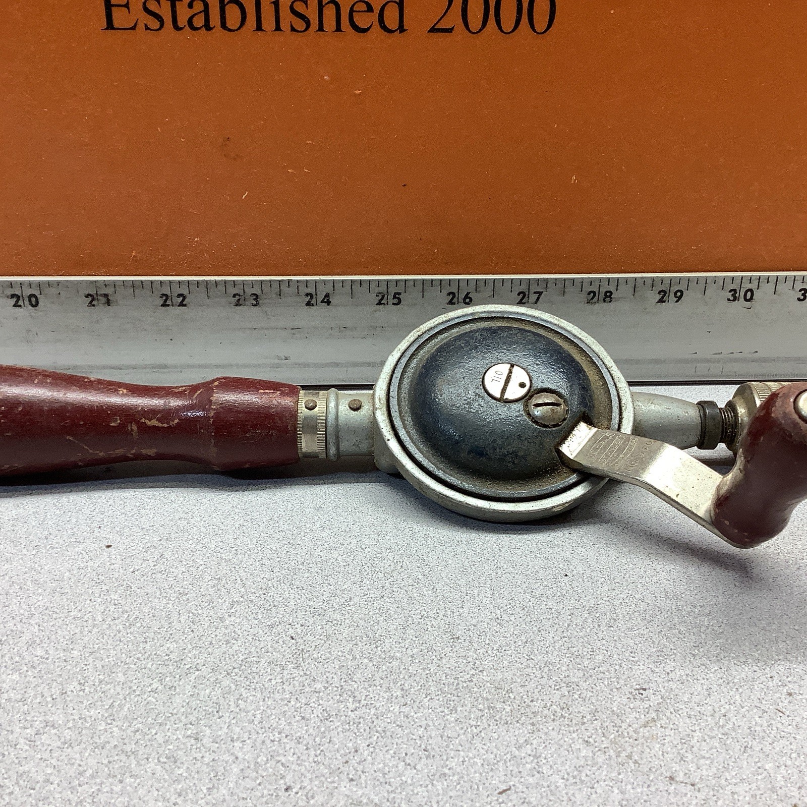 Vintage Stanley 100 Plus No 610 Woodworkers Hand Crank Egg Beater Drill USA ๐บ๐ธ Vintage Stanley 100 Plus No 610 Woodworkers Hand Crank Egg Beater Drill USA ๐บ๐ธ