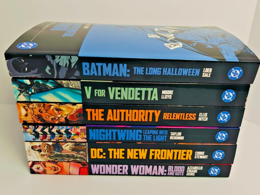 DC Compacts Graphic Novel Set 6 Books Batman, Vendetta, Nightwing, Wonder Woman DC Compacts Graphic Novel Set 6 Books Batman, Vendetta, Nightwing, Wonder Woman