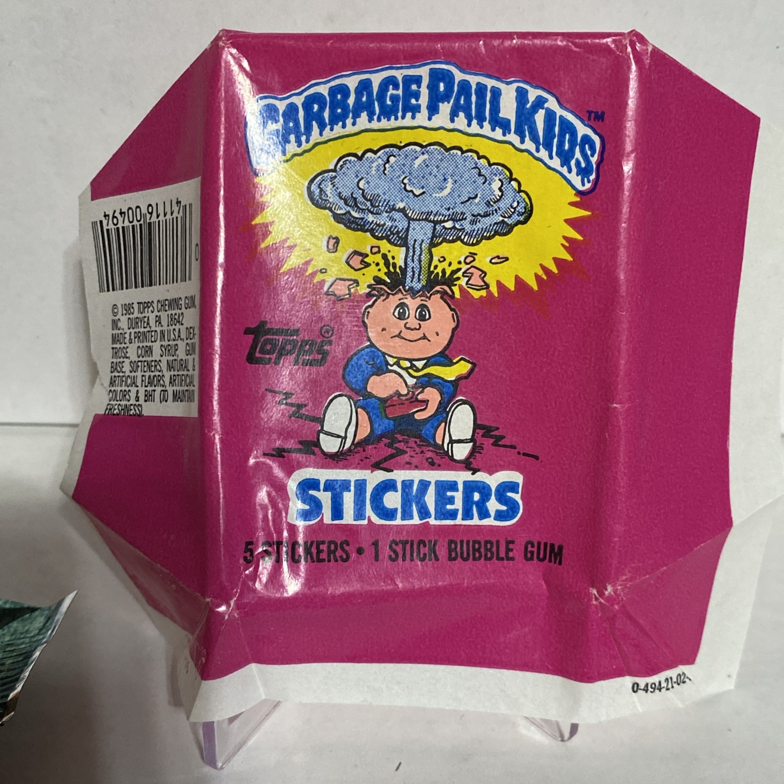 1985 Topps GARBAGE PAIL KIDS Series 1 " No .25c" WRAPPER only ~ (No Cards) /B* 1985 Topps GARBAGE PAIL KIDS Series 1 " No .25c" WRAPPER only ~ (No Cards) /B*