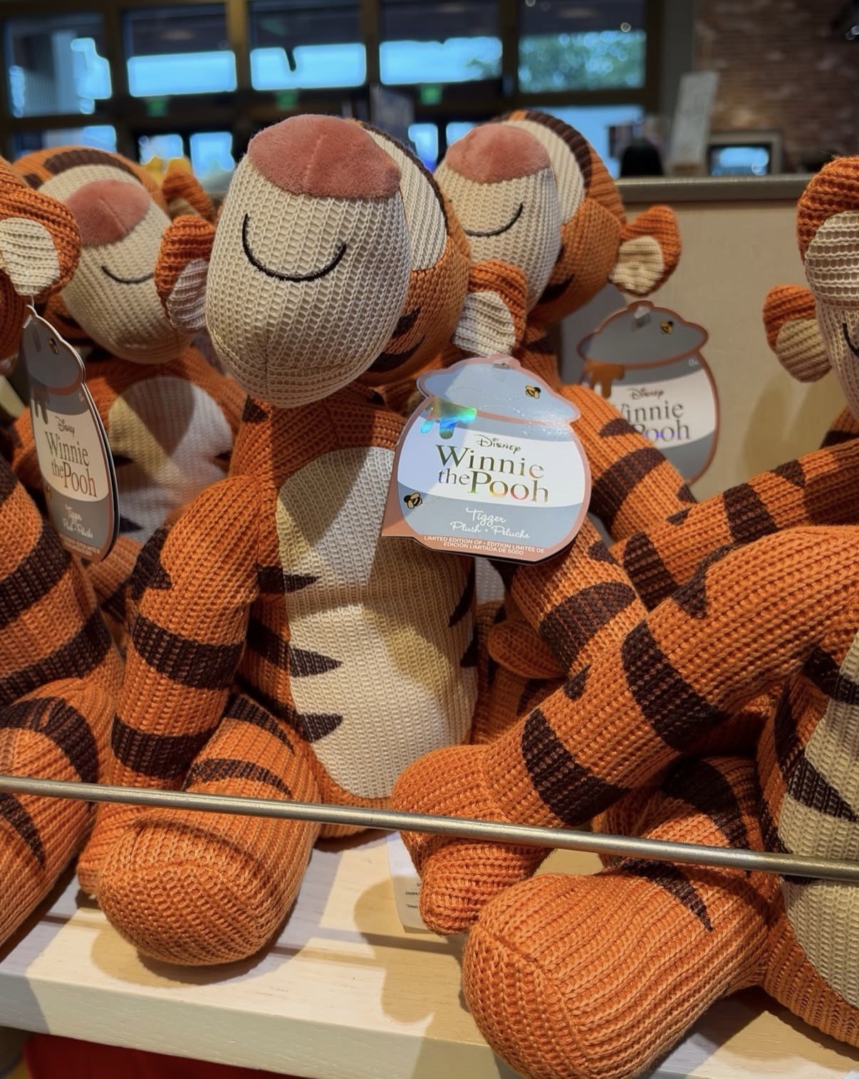 Disney Parks 2026 Winnie the Pooh Anniversary Tigger Knit LE Plush Toy New Disney Parks 2026 Winnie the Pooh Anniversary Tigger Knit LE Plush Toy New