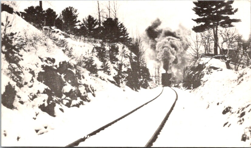 Postcard Wolfeboro Rail Road Cut at Mast Landing Wolfeboro New Hampshire NH T386 Postcard Wolfeboro Rail Road Cut at Mast Landing Wolfeboro New Hampshire NH T386