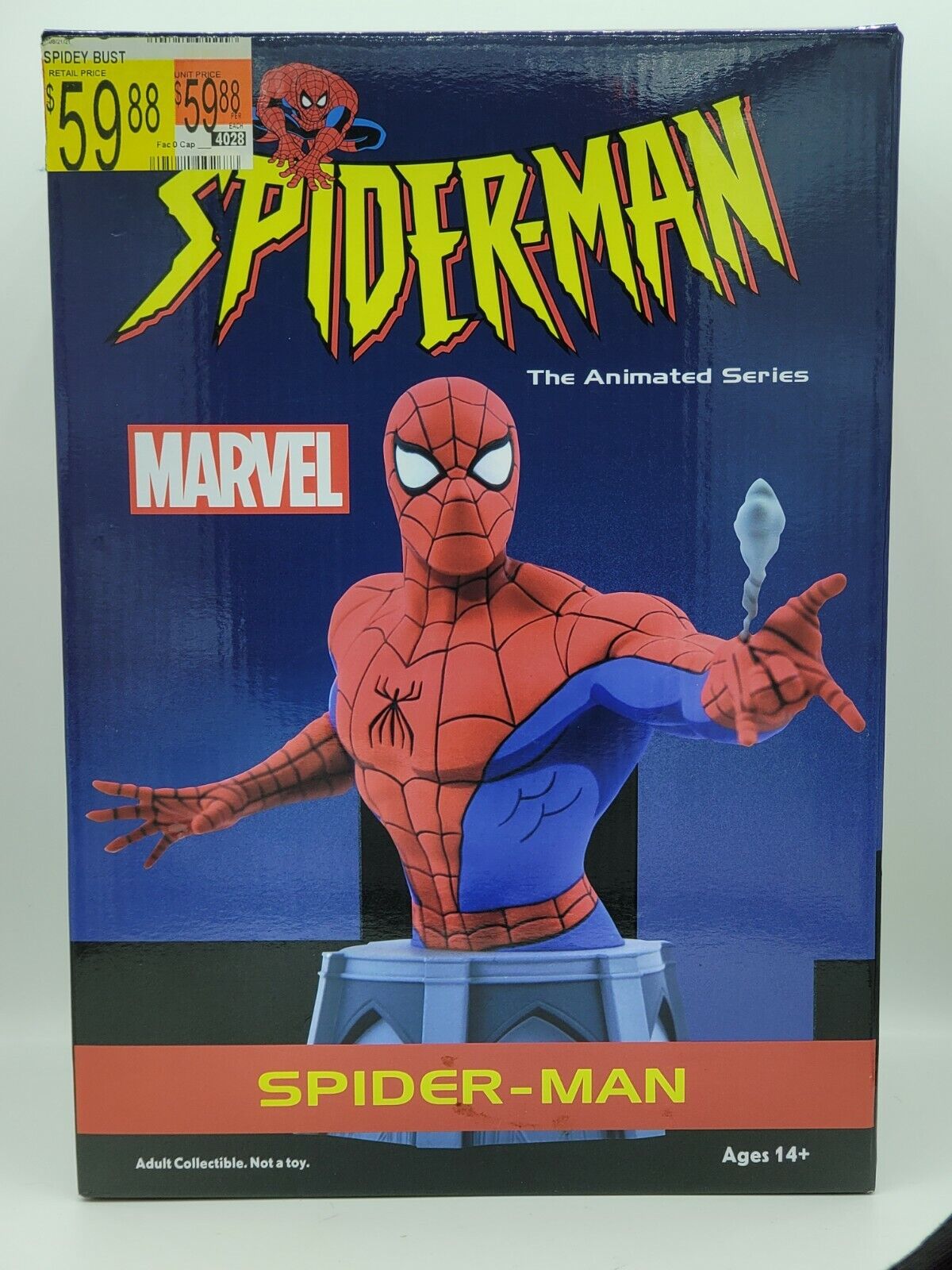 Diamond Select Marvel Spider-Man Animated Series 1/7 Scale Bust