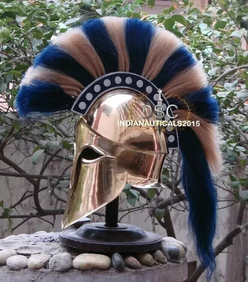 Medieval Greek Corinthian Designer- Roman Knight Spartan Armor Helmet - Wearable Medieval Greek Corinthian Designer- Roman Knight Spartan Armor Helmet - Wearable