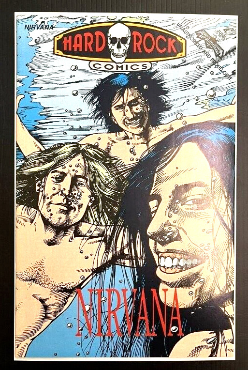 NIRVANA (Hard Rock Comics #4) 1st Print - 1992 Kurt Cobain RARE OOP VF+
