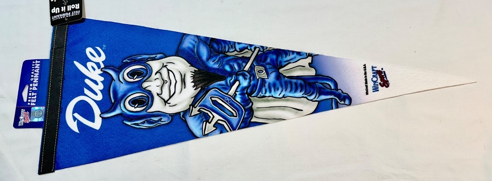Duke University Blue Devils Mascot NCAA Pennant Duke University Blue Devils Mascot NCAA Pennant