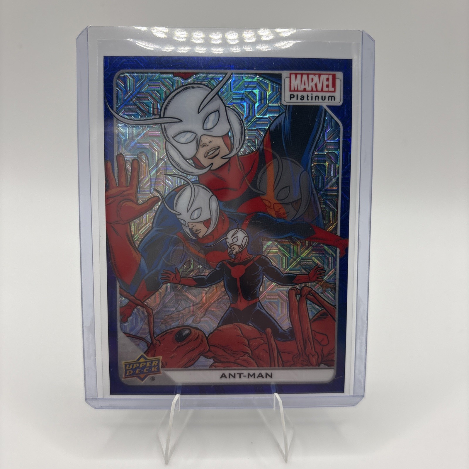 2023 UD Marvel Platinum Ant-Man Blue Traxx /499 #98 SSP 2023 UD Marvel Platinum Ant-Man Blue Traxx /499 #98 SSP