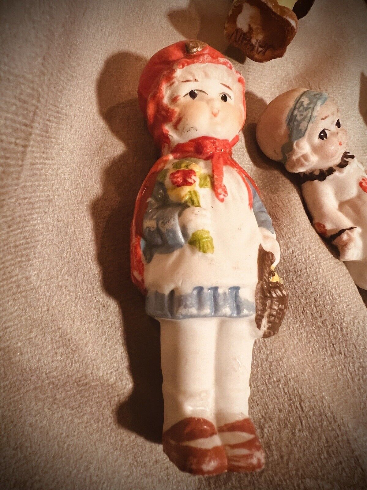 Vintage Bisque Figurines Made In Japan set of 9
