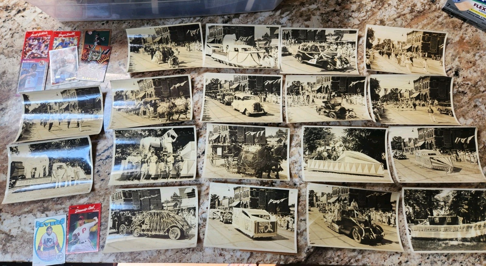 Nice Lot Of 1936 Parade Photos - Crete Illinois - Crisp B&W 4x6 Signs Vintage Nice Lot Of 1936 Parade Photos - Crete Illinois - Crisp B&W 4x6 Signs Vintage