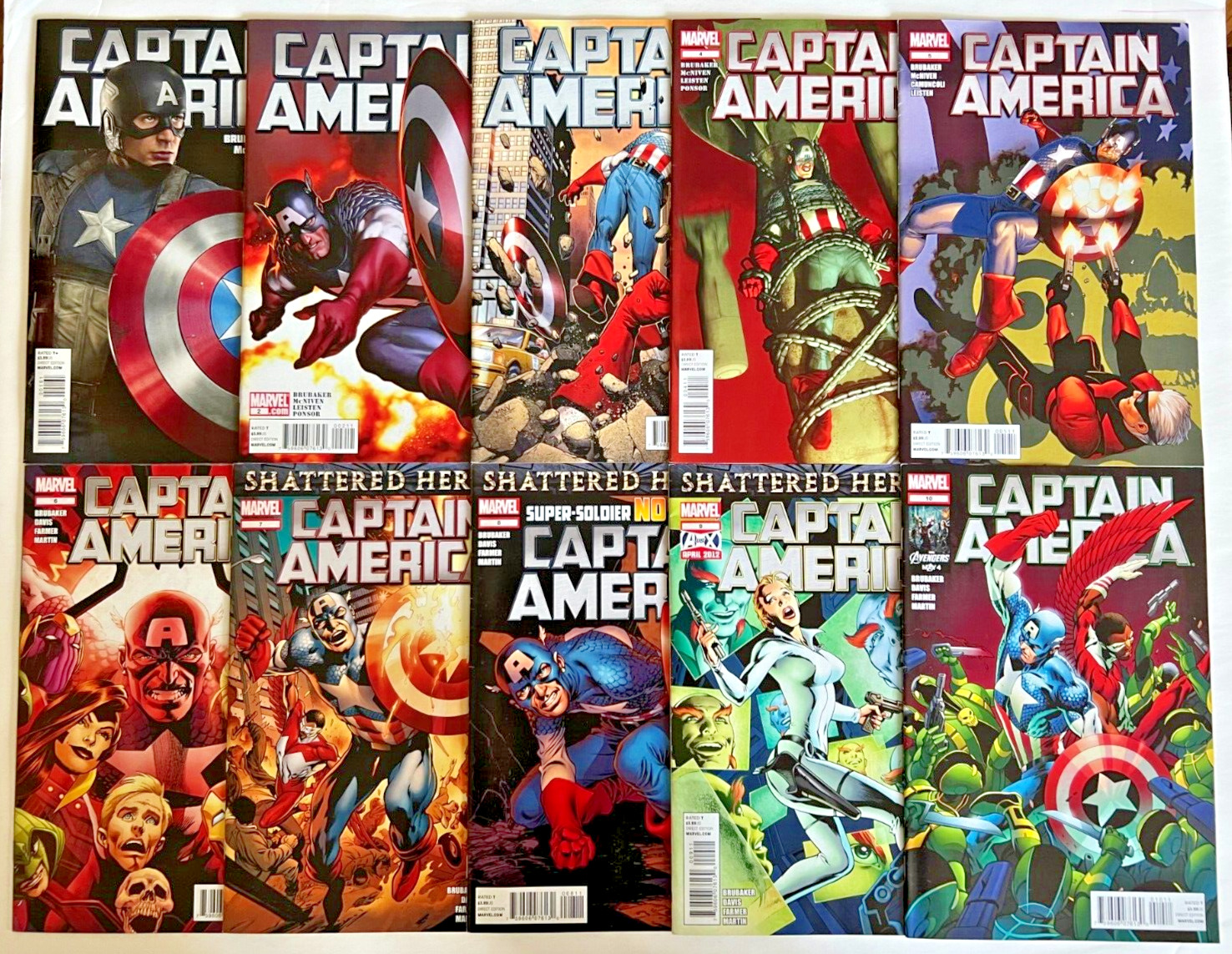 CAPTAIN AMERICA (2011) 19 ISSUE COMPLETE SET#1-19 MARVEL COMICS