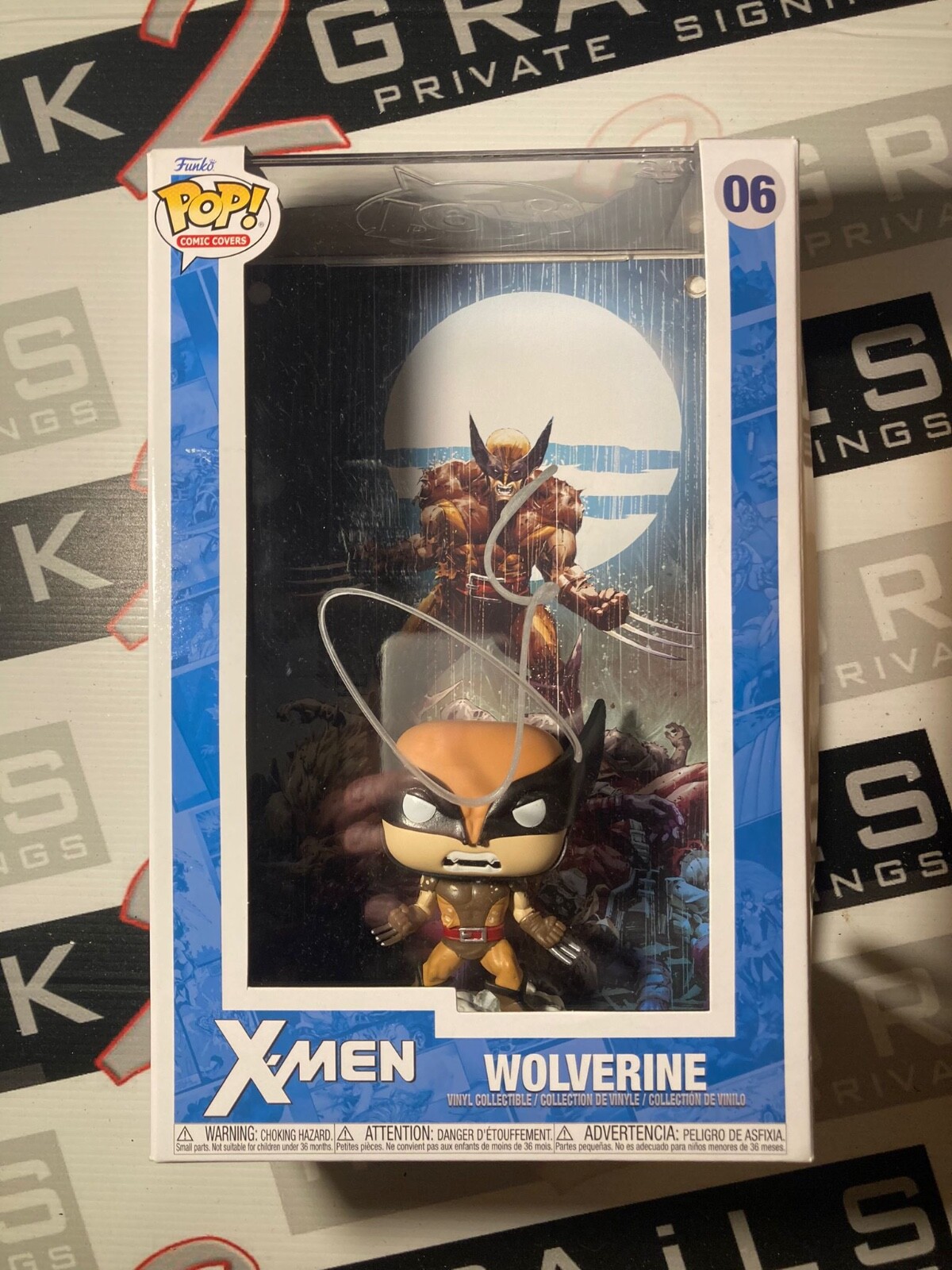 Hugh Jackman Signed Wolverine Deluxe Funko Pop Autograph ACOA - Marvel Deadpool Hugh Jackman Signed Wolverine Deluxe Funko Pop Autograph ACOA - Marvel Deadpool