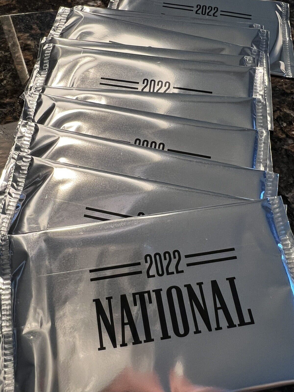 2022 Panini THE NATIONAL VIP Silver Redemption Pack Quantity Factory Sealed 