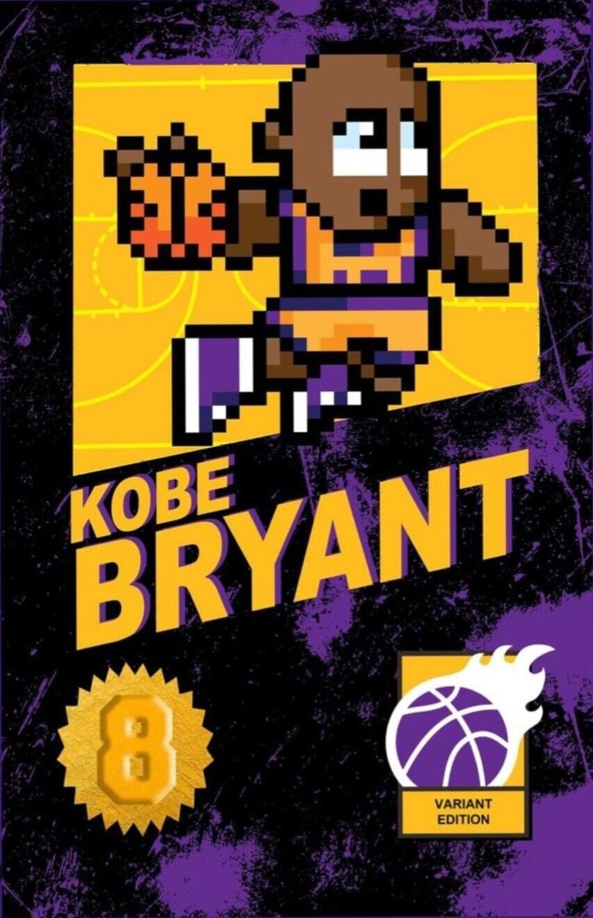 Fame: Lakers Edition Kobe Bryant 8-Bitt Variant Cover Limited 100 With COA 🔥 