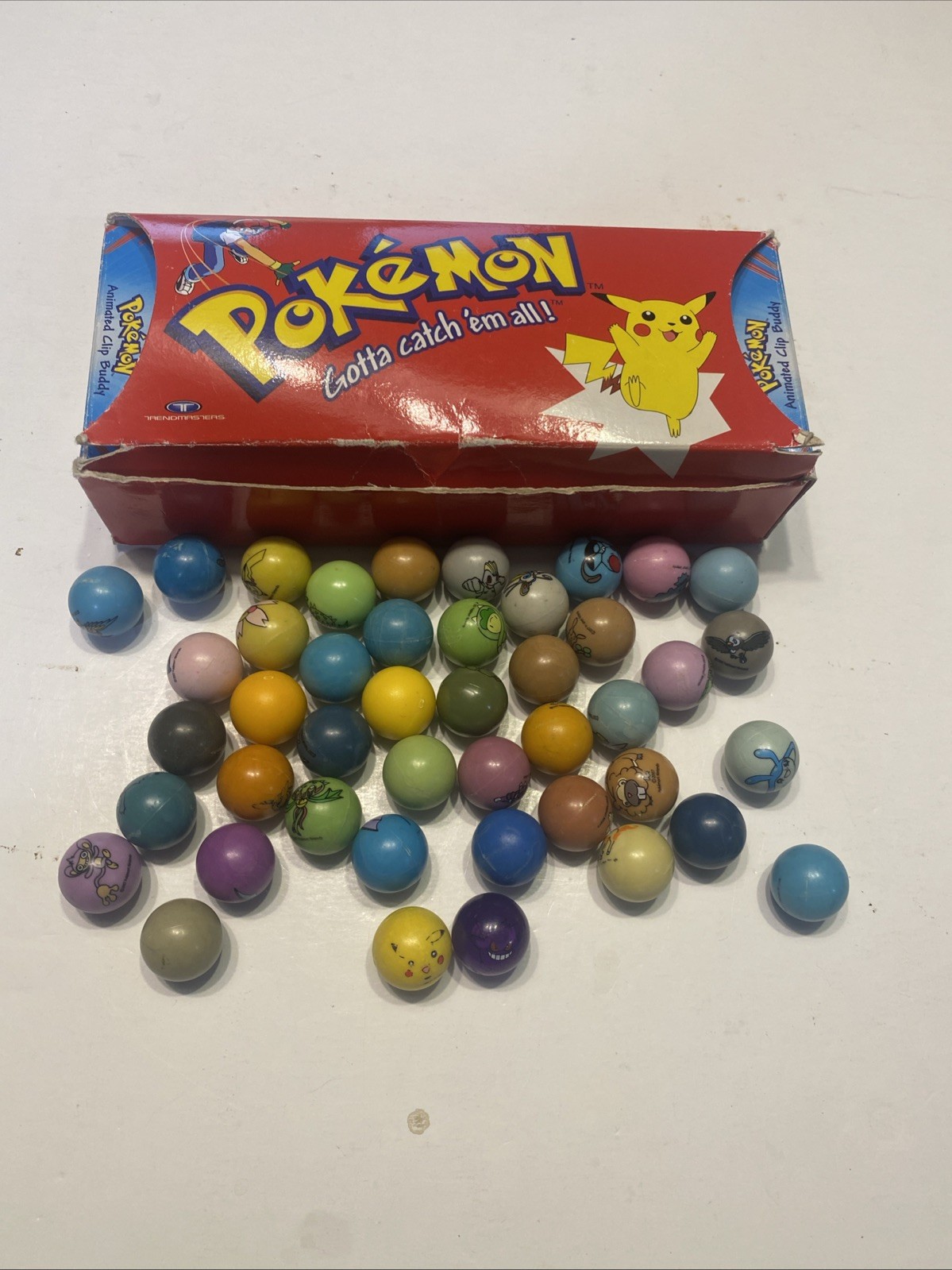 LOT OF 45 2007 Pokémon Jakks Pacific Marbles - Some Hard to Find - Gengar LOT OF 45 2007 Pokémon Jakks Pacific Marbles - Some Hard to Find - Gengar