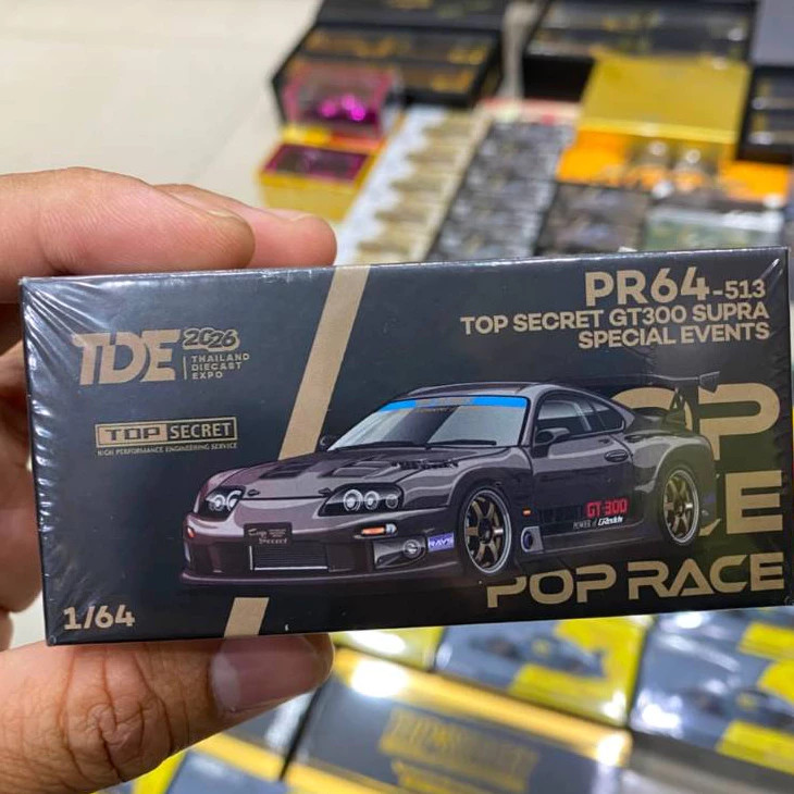 DINNER CAR - Pop Race Top Secret GT300 Supra Thailand Diecast Expo TDE 2026