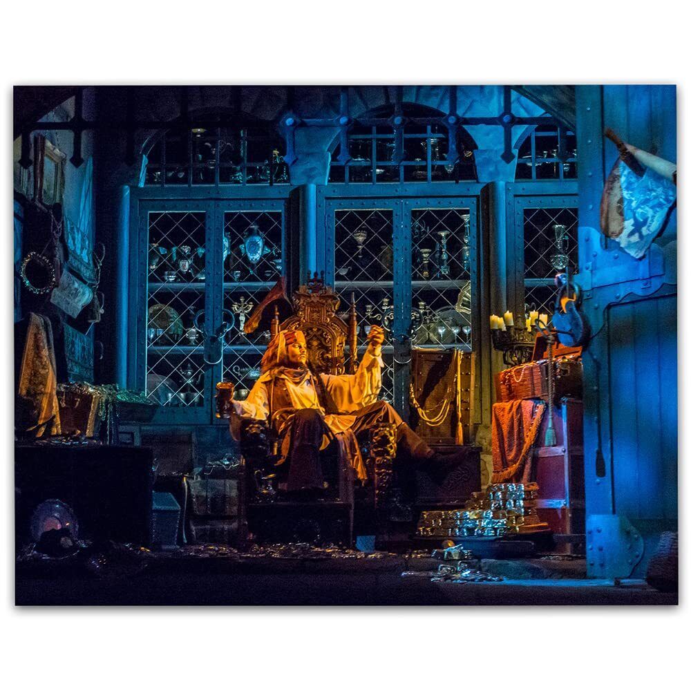 Disneyland Pirates of the Caribbean Johnny Depp - 11x14 Unframed Art Print - ...