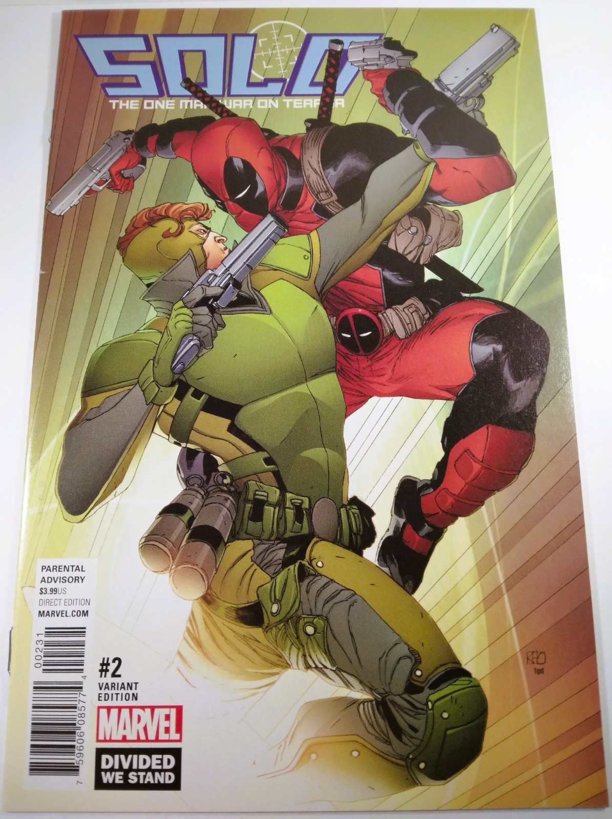 🔴🔥 SOLO #2 KHOI PHAM DIVIDED WE STAND VARIANT MARVEL COMICS 2017 DEADPOOL VF- 🔴🔥 SOLO #2 KHOI PHAM DIVIDED WE STAND VARIANT MARVEL COMICS 2017 DEADPOOL VF-
