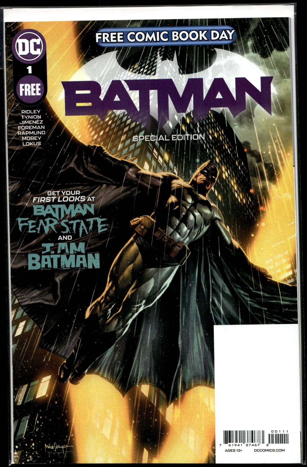 2021 Batman #1 FCBD DC Comic