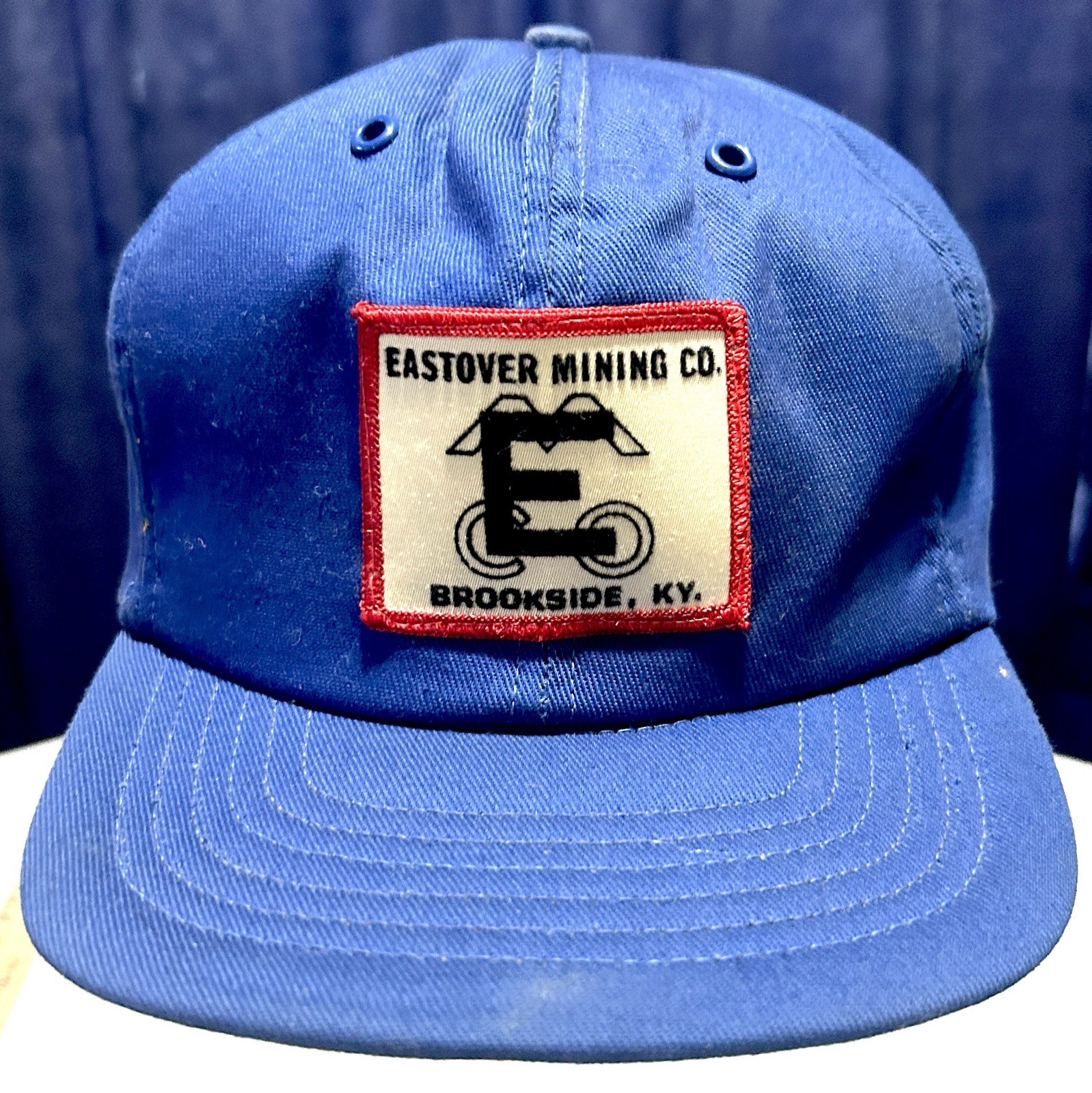 Vintage Late 1970s Eastover Mining Co Brookside KY Snapback Hat Cardinal Cap USA Vintage Late 1970s Eastover Mining Co Brookside KY Snapback Hat Cardinal Cap USA