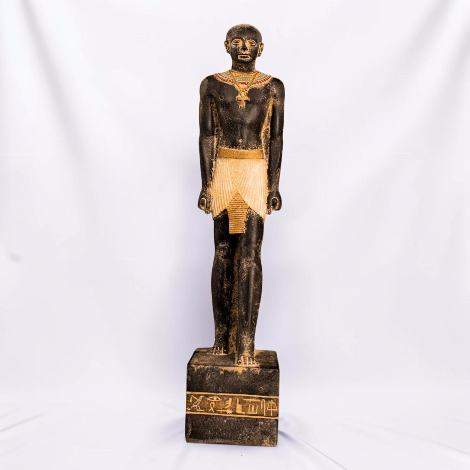 Rare Ancient Egyptian Temple Priest Statue Unique Pharaonic Goddess Antiques BC Rare Ancient Egyptian Temple Priest Statue Unique Pharaonic Goddess Antiques BC