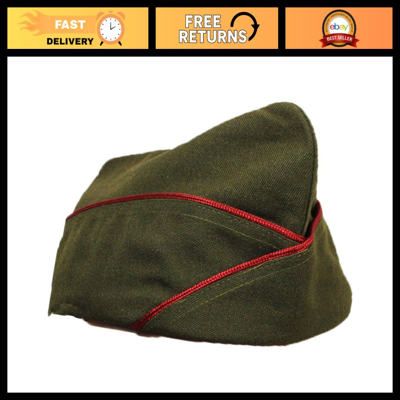 Epic Militaria Replica WW2 US Issue Type Garrison Cap Epic Militaria Replica WW2 US Issue Type Garrison Cap