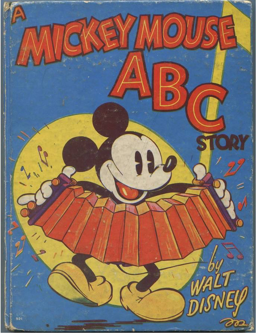 RARE 1936 A Mickey Mouse ABC Story by Walt Disney Antique Book RARE 1936 A Mickey Mouse ABC Story by Walt Disney Antique Book