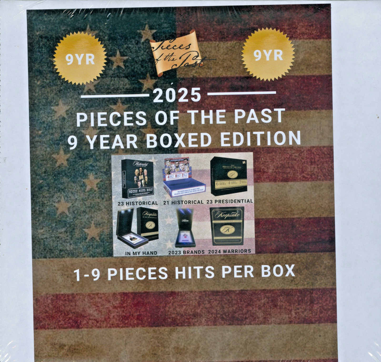 2025 Super Break Pieces of the Past 9 Year "Boxed" Edition Hobby Box 2025 Super Break Pieces of the Past 9 Year "Boxed" Edition Hobby Box
