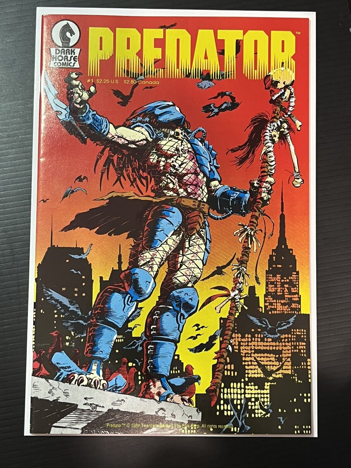PREDATOR #1 Dark Horse Comics 1989 1st Print VF+ Chris Warner PROSHIPPER