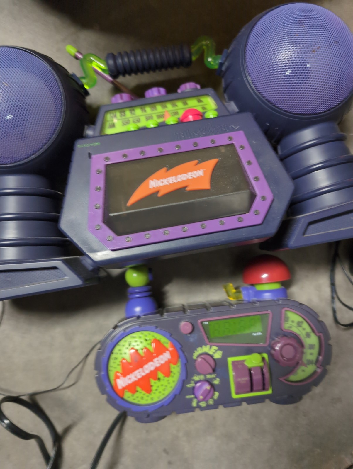 Nickelodeon 1995 Time Blaster and Blast Box Tested VTG Nickelodeon 1995 Time Blaster and Blast Box Tested VTG