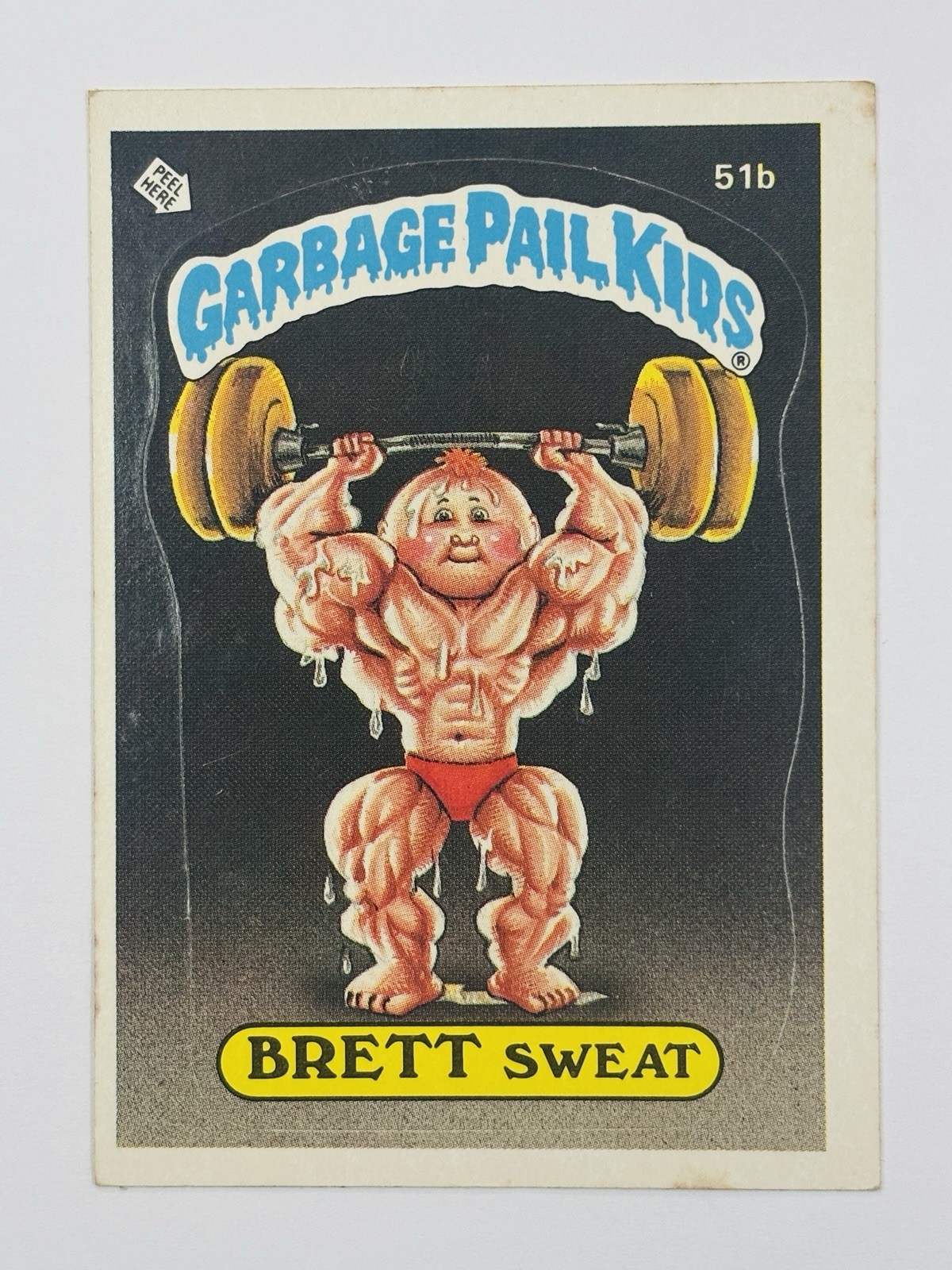 1985 Topps Garbage Pail Kids -Series 2 -Matte #51b BRETT SWEAT (VG) SEE PICS 1985 Topps Garbage Pail Kids -Series 2 -Matte #51b BRETT SWEAT (VG) SEE PICS